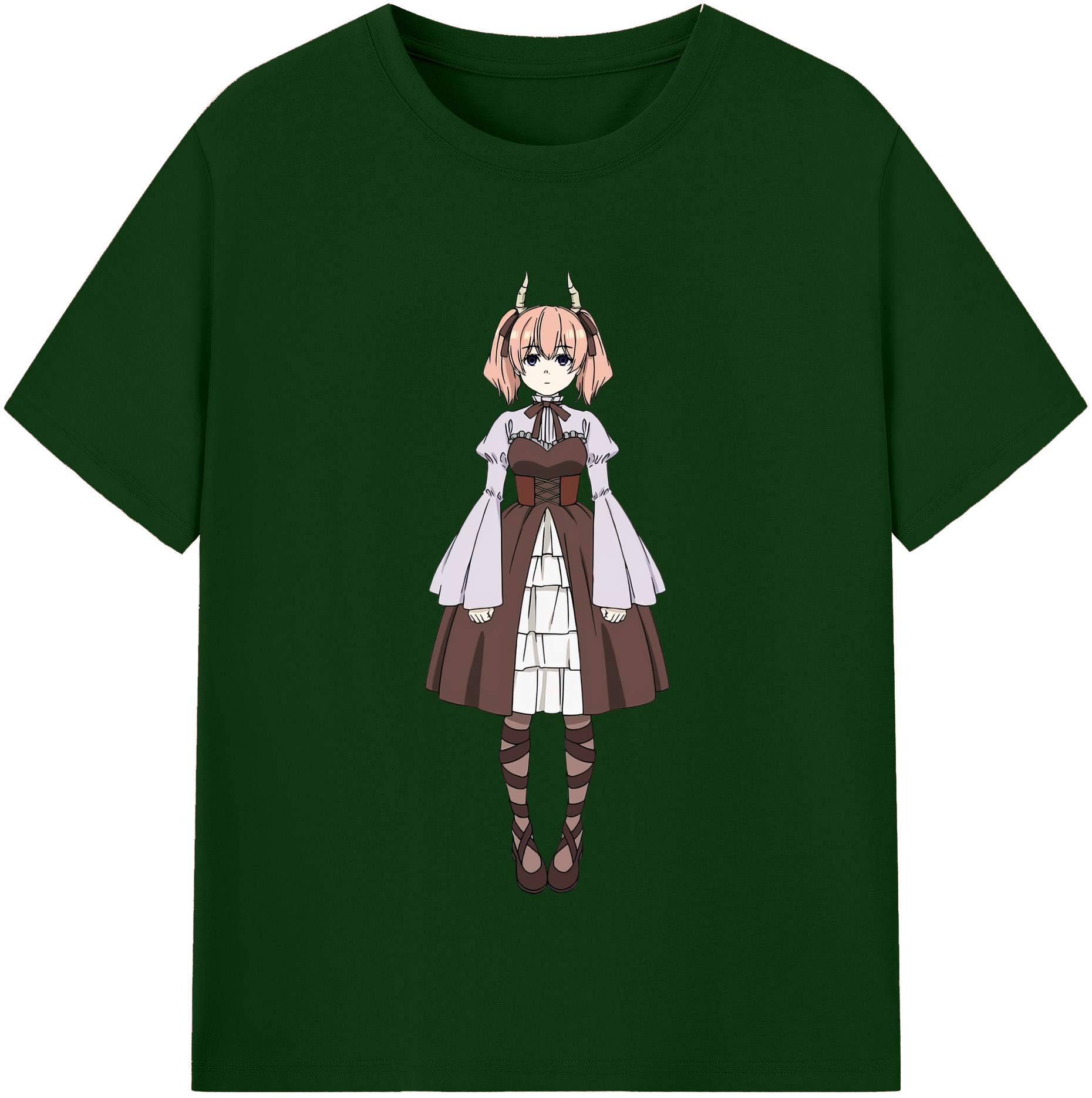 （画像用） 葬送のフリーレン Frieren 綿100％半袖Tシャツ（フロントプリント）